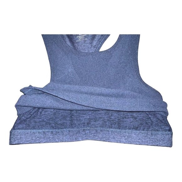 THREADS 4‎ THOUGHT KENSI RIB SPORTS BRA NAVY BLUE RACERBACK WOMEN MEDIUM NEW - Picture 5 of 10